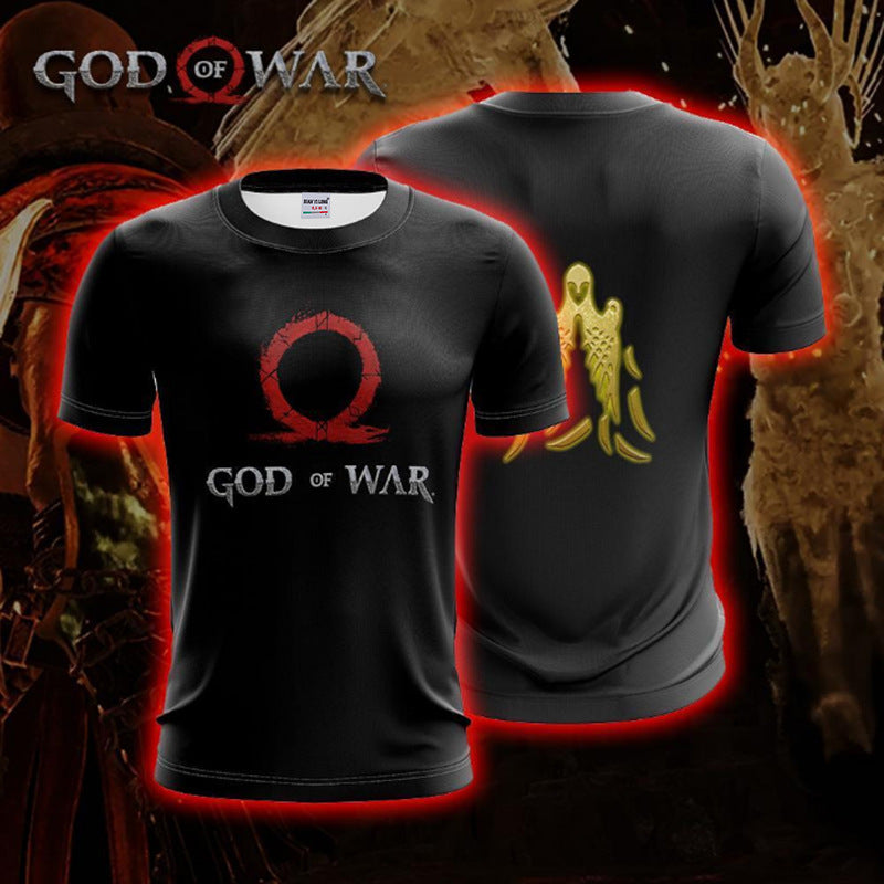 Kratos God Of War 3d Printed T-shirt