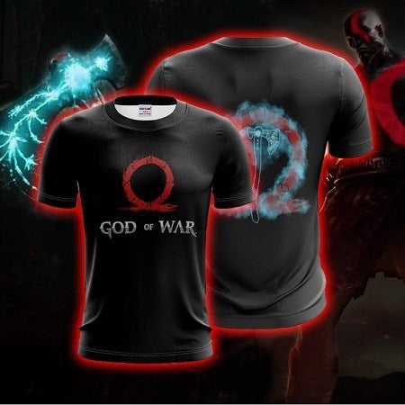 Kratos God Of War 3d Printed T-shirt