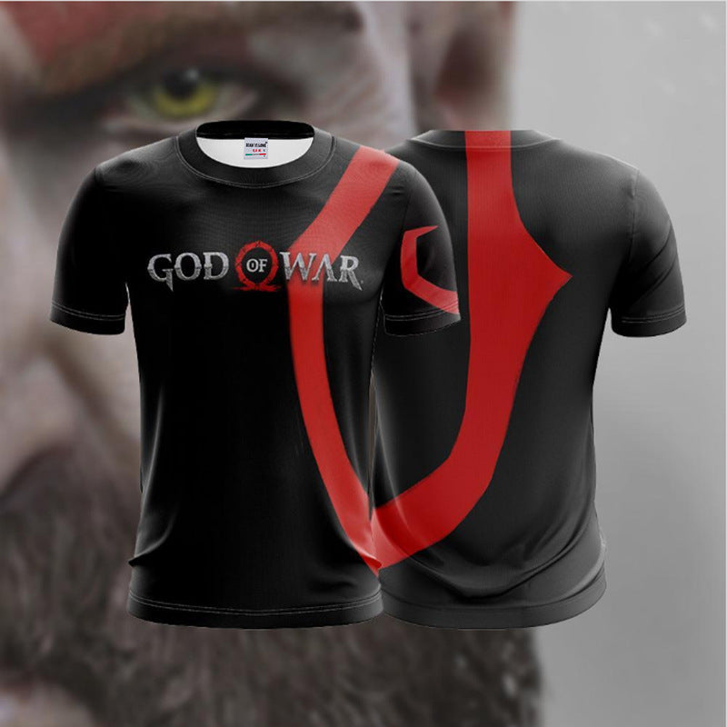 Kratos God Of War 3d Printed T-shirt