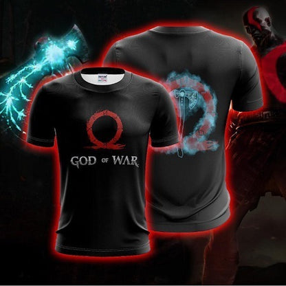 Kratos God Of War 3d Printed T-shirt