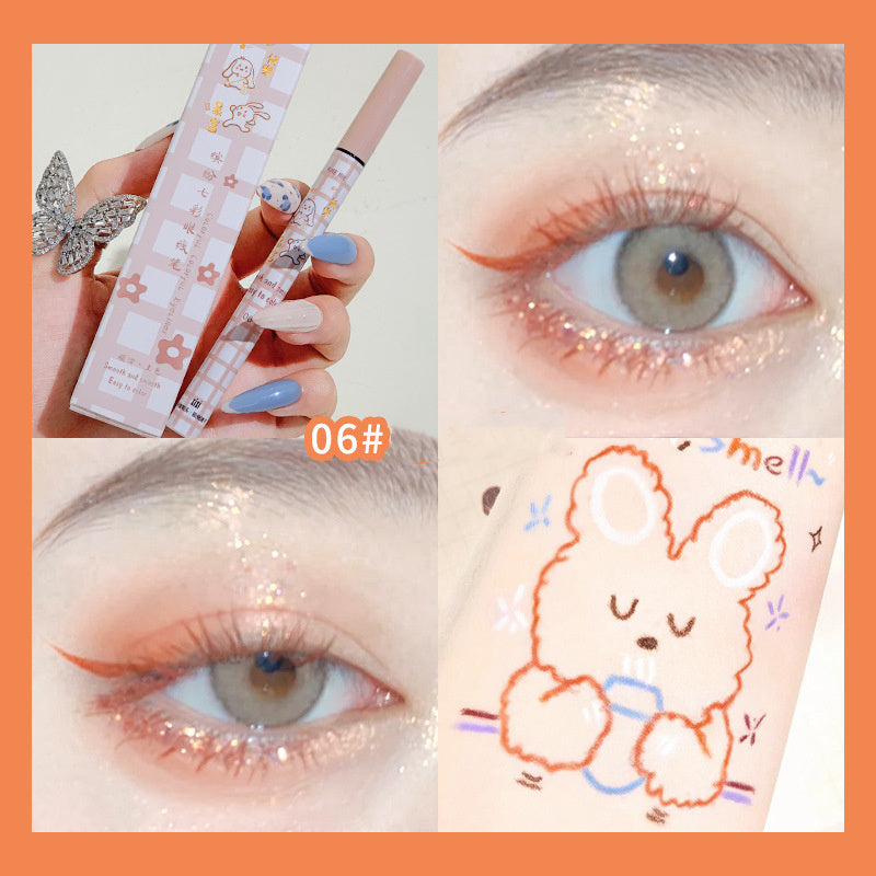 Makeup Xixi Colorful Eyeliner Non Dizzy Stain Anti Sweat